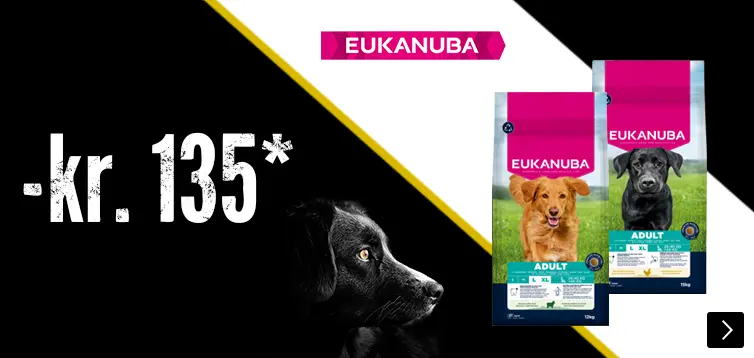 Eukanuba diverse grootverpakkingen € 16,00 korting